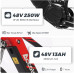 Accolmile Cola Bear 27,5 29 Bicicleta Eléctrica, Batería Integrada Litio 48V 13Ah 624Wh 