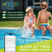 Alarma inteligente de piscina con IA – Cámara dual 