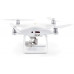 DJI Drone Phantom 4 Pro + V2.0-Versión EU, Video 4K/60fps e Imágenes en modalidad Burst a 14 Fps, Control Remoto Integrado-Blanco, Color (CP.PT.00000232.01)