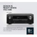  Denon AVR-S960H 8K Ultra HD 7.2 canales (90 vatios x 7) Receptor AV modelo 2020 - Construido para juegos, transmisión de música, audio y video 3D, Alexa + HEOS, negro 