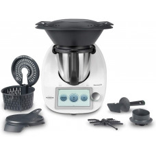 Finoo Thermomix TM6, Acero Inoxidable 18-8, Blanco 