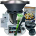 Finoo Thermomix TM6, Acero Inoxidable 18-8, Blanco 