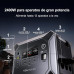 Generador solar LiFePO4 Batería de Respaldo con 3x 2400W 