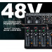 KKYKP Efecto digital Interfaz de mezclador de audio Audio Fk6 Bluetooth 