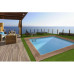 Piscina Rectangular de Madera Caimans - 4,10 x 3,00 x 1,24 m 