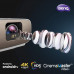 Proyector inteligente UHD 4K de cine en casa BenQ W2700i con tecnología Android TV, HDR-Pro, Google Play, cobertura del 95 % de DCI-P3 y 100 % de Rec. 709, 2000 lúmenes ANSI, HDMI