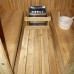 Sauna de exterior 189×220 cm finlandesa en forma de barril con estufa Harvia 