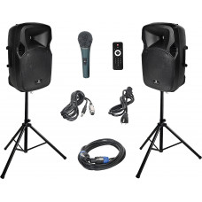 Sistema de altavoces Dj PA portátil de 12 pulgadas, 1000 W, 2 vías de alimentación 