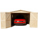 TIMBELA M102 Garaje Exterior de Madera - Garaje de Pino/Abeto, construcción de Paneles - H222 x 616 x 324 cm / 18 m2