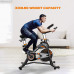  YOSUDA Bicicleta de ejercicio de resistencia magnética con capacidad de 330 lbs – Bicicleta estática de ciclismo de interior con cómodo asiento de asiento, asiento silencioso 