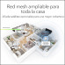  NETGEAR Orbi Mesh WiF 6 RBK853, sistema tribanda compuesto por 1 router y 2 extensores satélite, Cobertura de hasta 525 m² y hasta 100 dispositivos, AX6000 (hasta 6 Gbps) 
