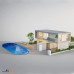 piscina de pared de acero  